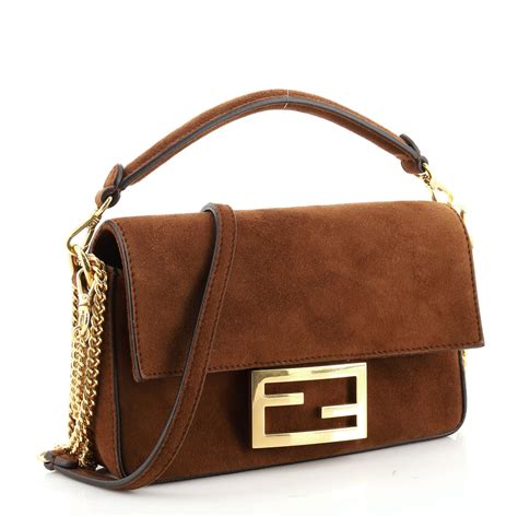 fendi baguette nm bag suede mini|fendi mini baguette popular handbag.